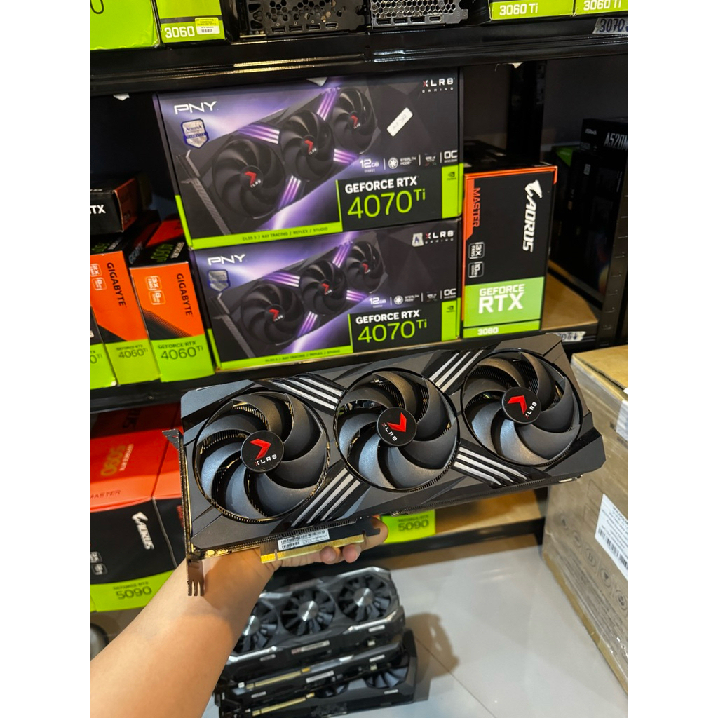 การ์ดจอ VGA  GeForce RTX 4070Ti 12Gb ddr6x มือสองสภาพสวย ใช้งานน้อย มีสินค้าพร้อมส่ง