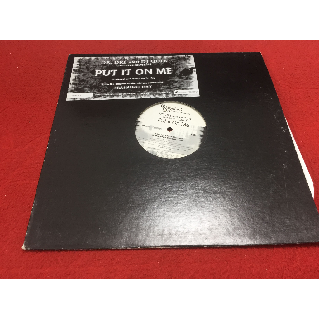 Put It On Me -  Dr. Dre -  DJ Quik ขนาด 12 นิ้ว LP ร้าน PinHaiMusic B146