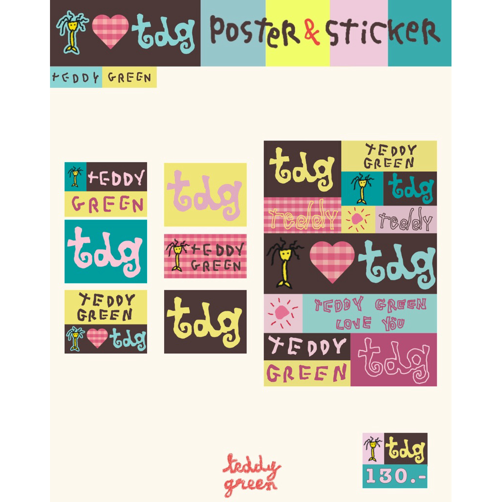 Poster TDG (A5) ♥️ teddy green