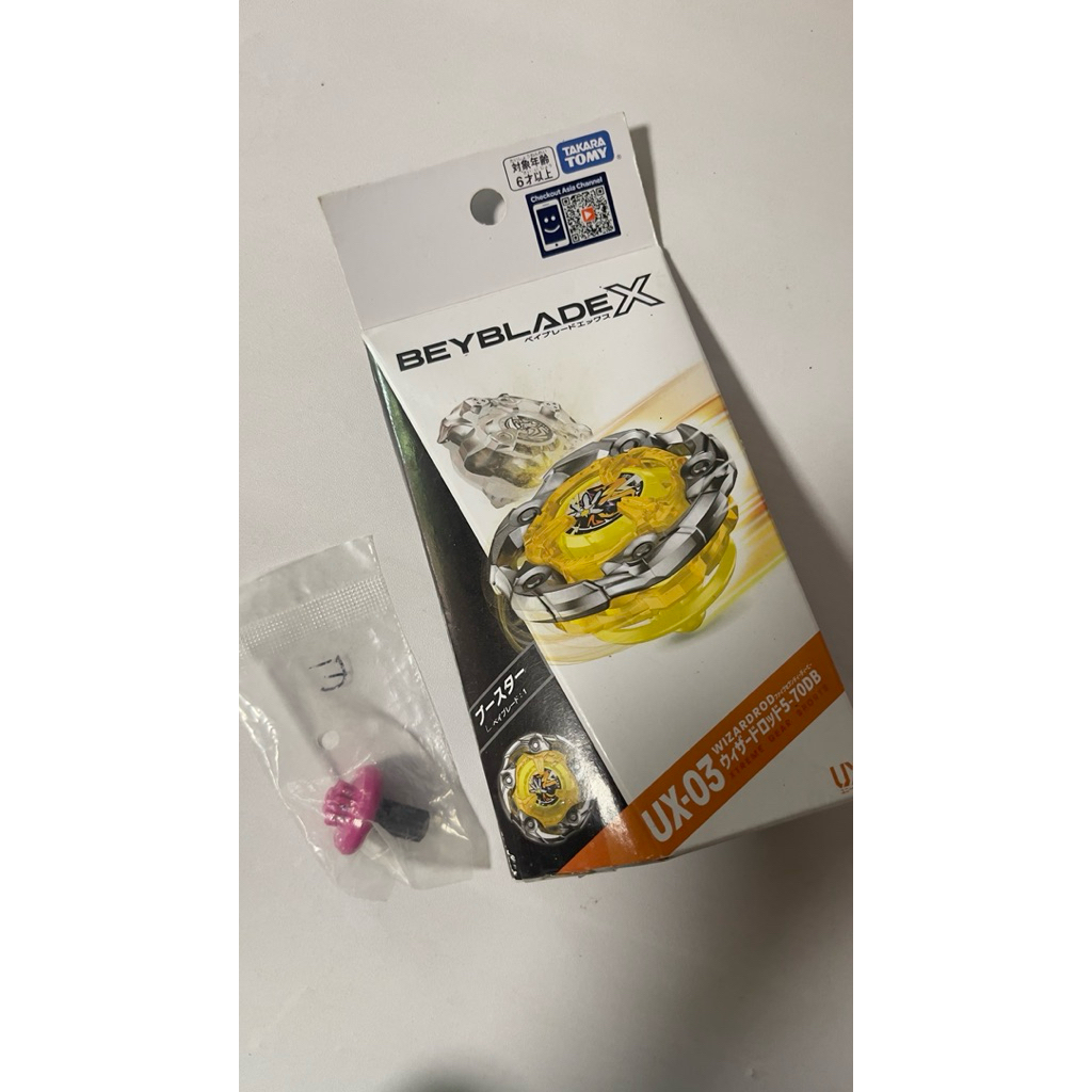 Takara Tomy Beyblade X UX-03 ของแท้ Booster Wizard Rod 5-70DB ใหม่มือ1  และ บิทE มือ 1 ของแทั