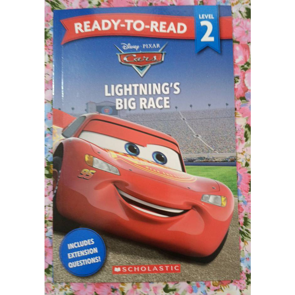 (New) หนังสือหัดอ่านภาษาอังกฤษ Disney Cars : Linghtning's Big Race Ready-To-Read Level 2