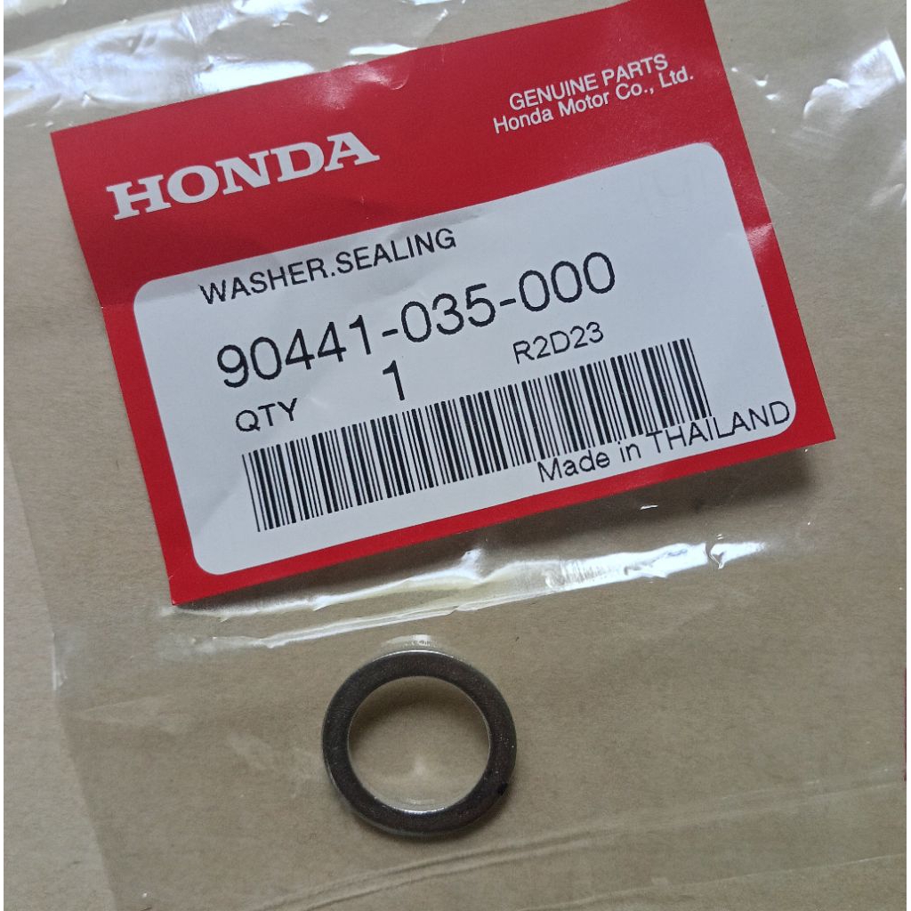 แหวนรองน็อตกระบอกดันโซ่ราวลิ้น แท้ศูนย์HONDA 90441-035-000