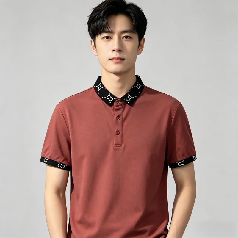 PROMAN เสื้อโปโลผู้ชาย ทรงหลวมสบาย ผ้าฝ้ายแท้ ใส่ไปทำงาน-เที่ยวได้ สีไม่ซีด ไซส์ M-3XL รูปที่ 7