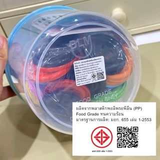 ส่งไว🎯 กระดุมยักษ์ 50 เม็ด + กระปุกหยอด ชุดกระดุมหยอดกระปุก ชุดฝึกหยอด งาน DIY พลาสติกหนาปลอดภัย มอก. ภาชนะอาหาร (PP)