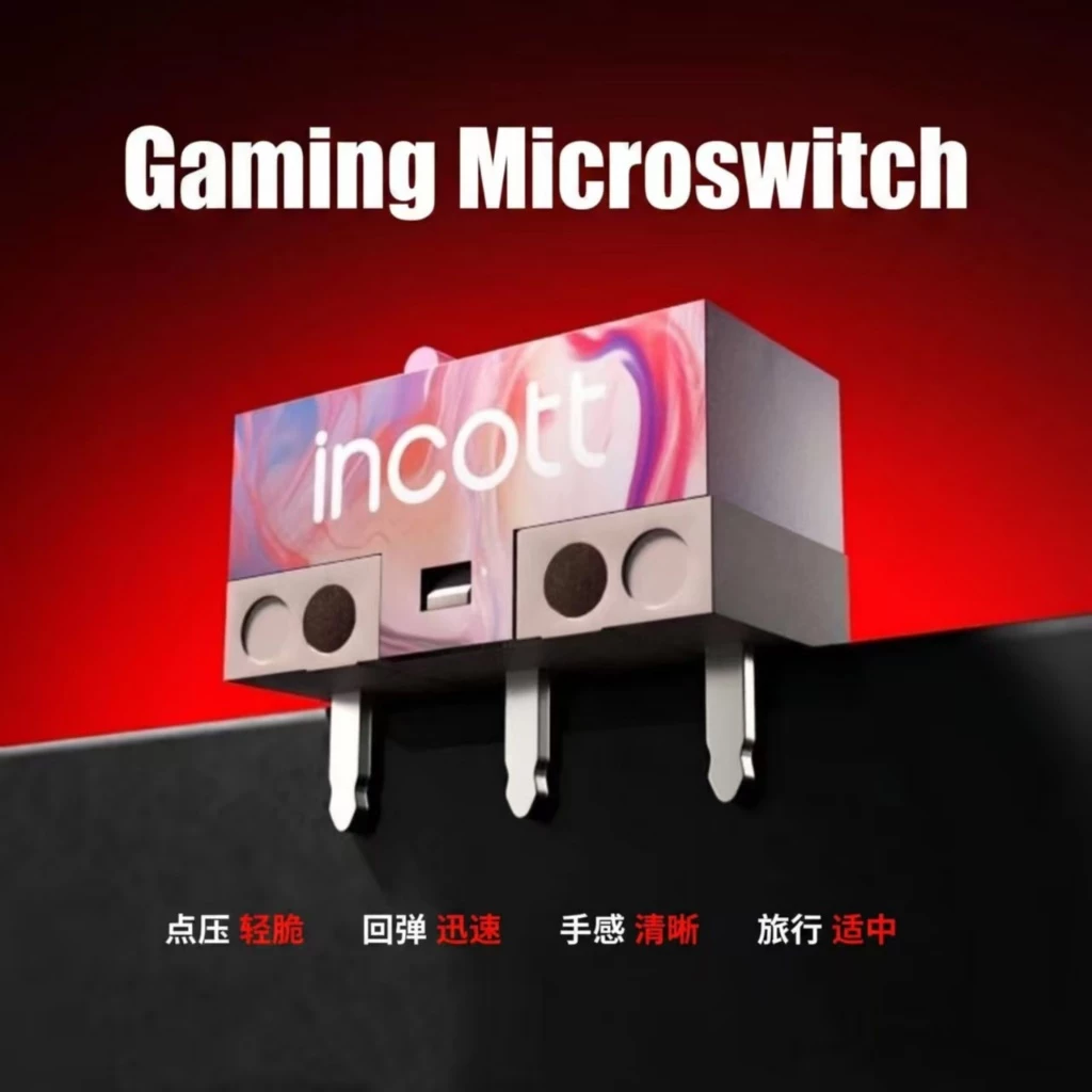 สวิตช์เมาส์ HUANO Micro Switch/OMRON Micro Switch/KAILA ไมโครสวิตช์ 3ขา อะไหล่เมาส์เกมมิ่ง แบบคลิกเด้ง ทนทาน