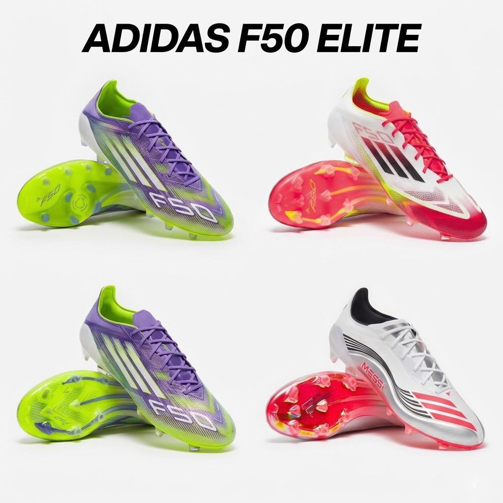 Adidas F50 Elite  FG AG ตัวท็อป มือหนึ่ง ของแท้