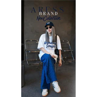 Polka Script Set AR989 ชุดเซ็ตเสื้อ+กางเกง