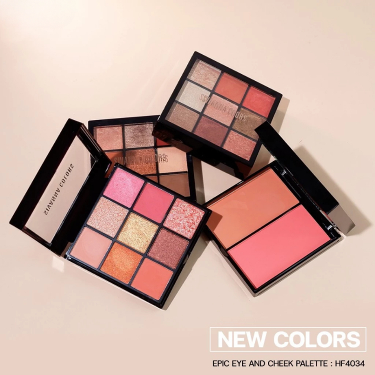 (HF4034) SIVANNA COLORS Epic Eye and Cheek Palette 20g รูปที่ 2