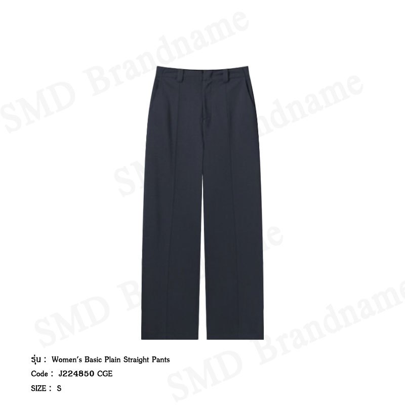 Calvin Klein Jeans กางเกงขายาวผู้หญิง รุ่น Women's Basic Plain Straight Pants Code: J224850 CGE