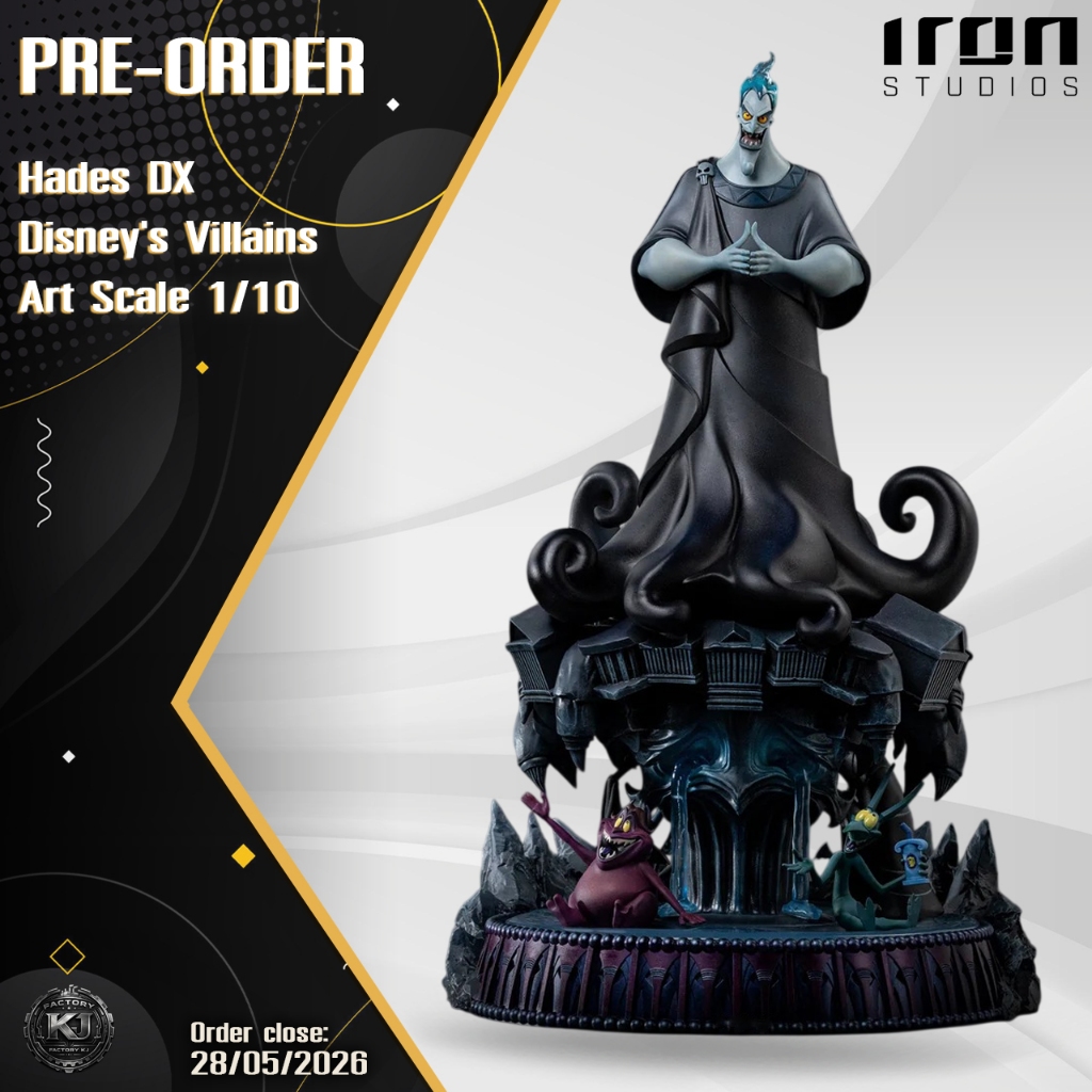 Pre-order Iron Studios Hades DX Disney's Villains Art Scale 1/10 (Hercules)
