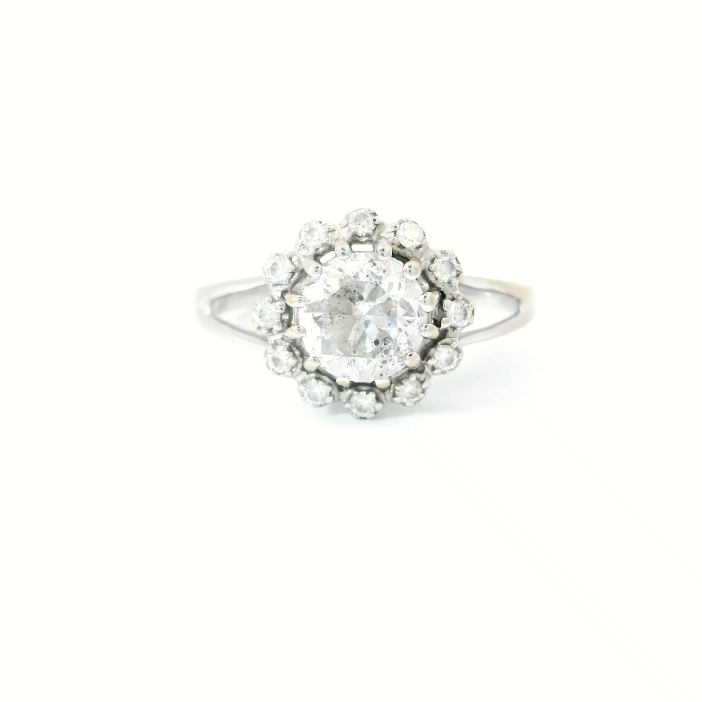 1.00 Carat G Colour SI2 Clarity Diamond Ring