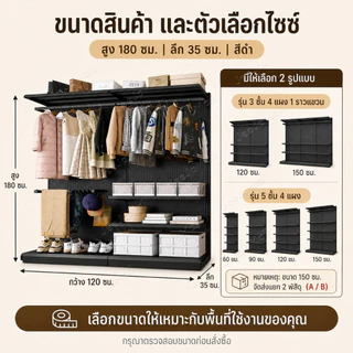 JJM ราวแขวนเสื้อ Pegboard ชั้นวางของเหล็กอเนกประสงค์ จัดวางได้ตามต้องการ ประหยัดพื้นที่ กันสนิม แข็งแรง