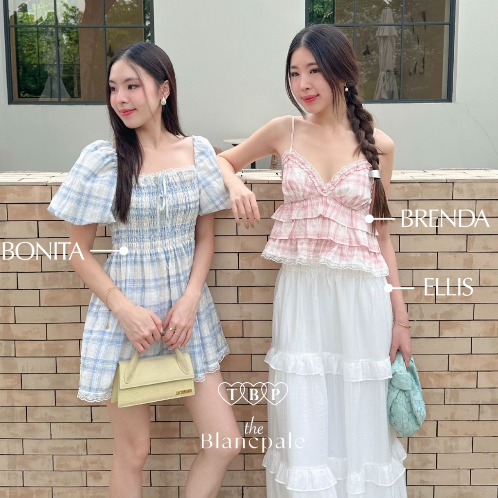 Theblancpale : Bonita top เสื้อสม๊อคแสนน่ารัก