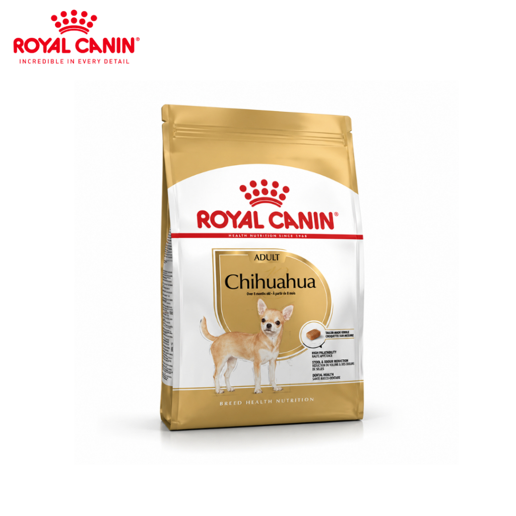 Royal Canin อาหารสุนัขชิวาวาโต 1.5kg / 3kg สำหรับอายุ8เดือน+ Chihuahua Adult Petus Kingkaew