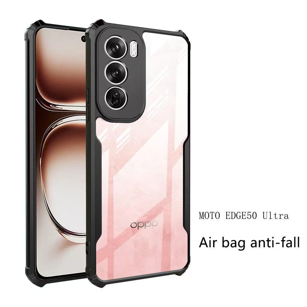 เคสกันรอยกล้อง PC+TPU สำหรับOppo Reno12 Pro Reno12F / Reno11 Pro Reno11F กันกระแทก เคสหลังใส Reno12Pro ราคาถูก Shopee Lazada