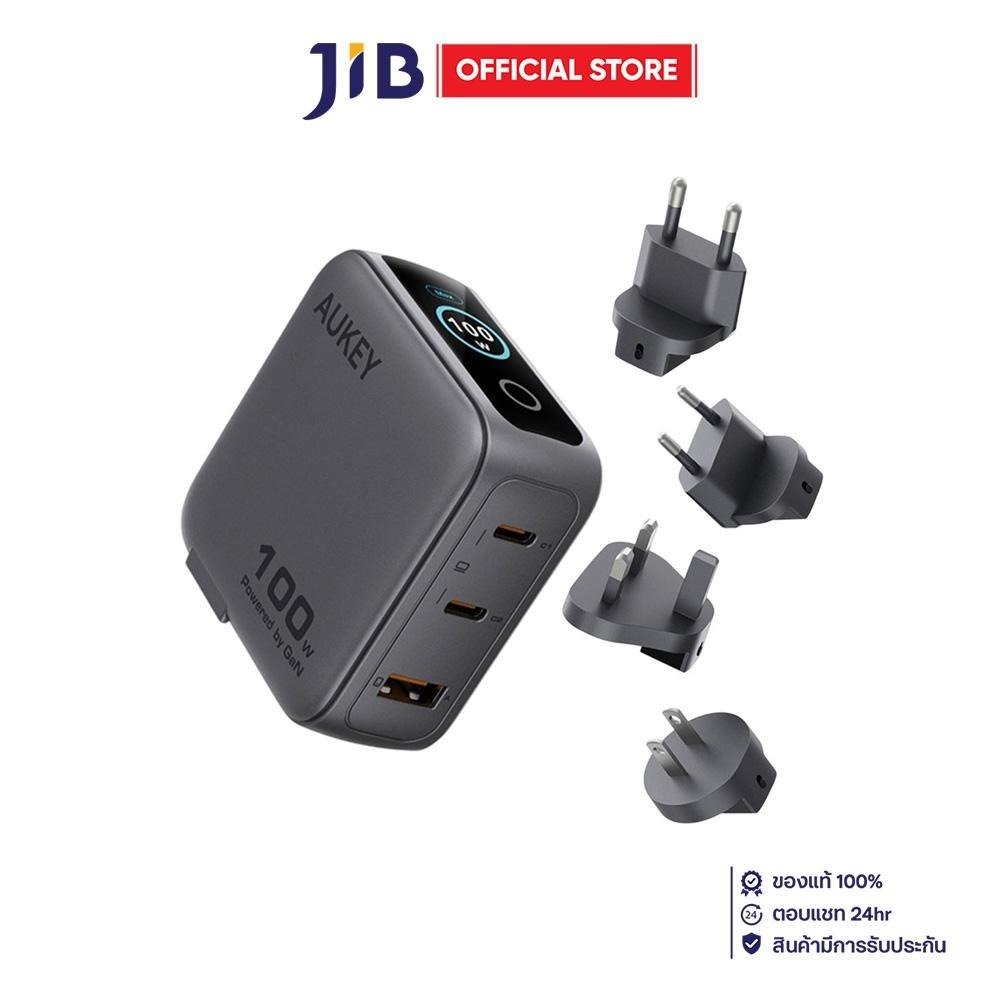 CHARGER (ที่ชาร์จ) AUKEY PA-B9U NOVA PINS - 100W INTERCHANGEABLE PLUGS