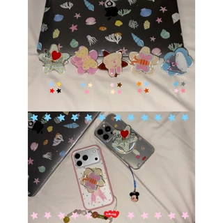 amuse.stuff-Spin Griptok flower ที่ติดหลังมือถือหมุนได้แบบฐานกาว