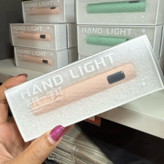 ไฟฉายอบเล็บHandLlightมี4สีให้เลือกใช้ล็อคอะไหล่ไม่ต้องใส่ถ่าน.อบเล็บอบอะไหล่ (Handlight Nail UV Flashlight)