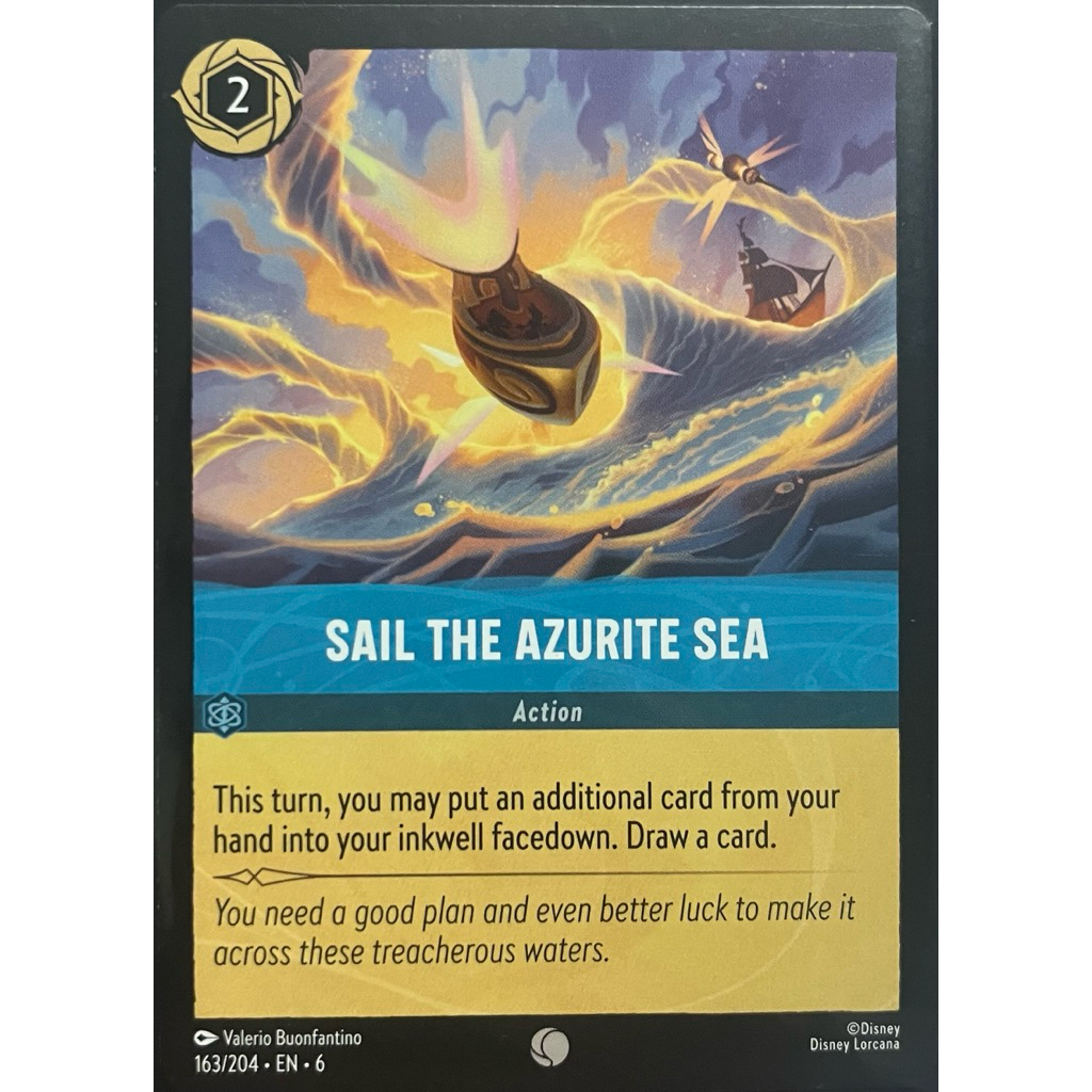 [6-163/204] Sail the Azurite Sea (Common) Azurite Sea Lorcana Card Game