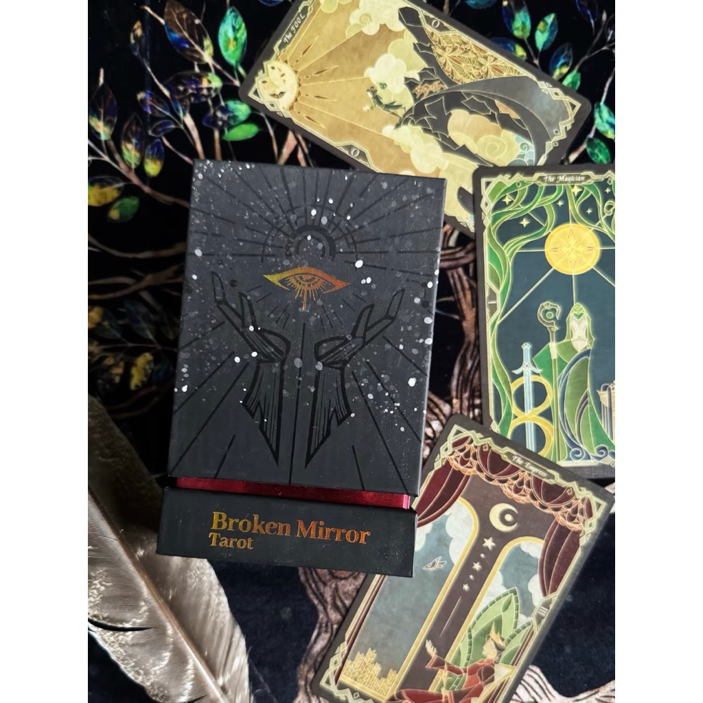 ✨ ไพ่ทาโร่ระบบ Waite ลิขสิทธิ์แท้💯 รุ่น Broken Mirror Tarot – Fourth Edition 🔮🌙