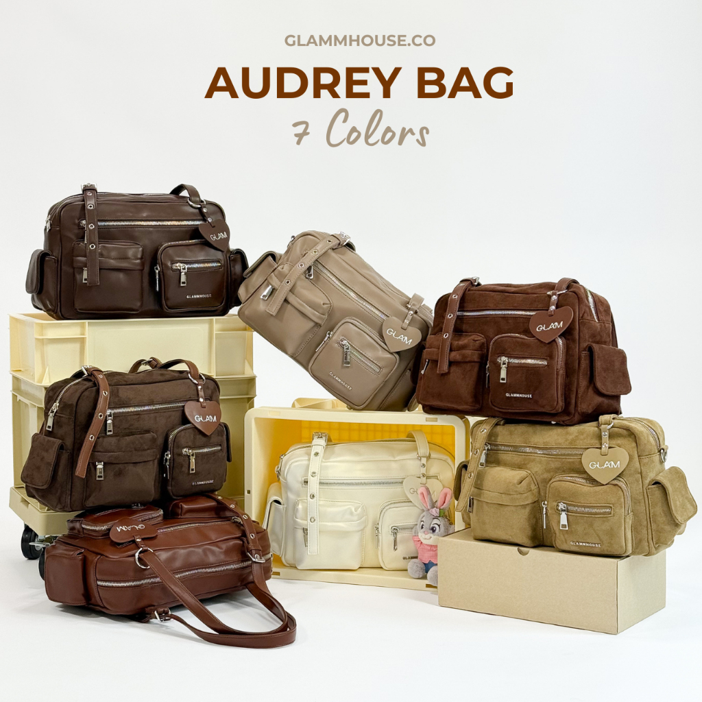 Glammhouse – Audrey bag กระเป๋าสะพายช่องเยอะ สายปรับความยาวได้หลายระดับ ช่วยเติมเต็มทุกลุคของคุณในทุกวัน