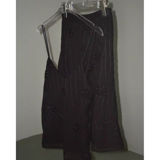 MELT.INMOMENTS Stella Top & Skirt ชุดเซ็ทสายเดี่ยวกระโปรงยาวปักเลื่อม กลิตเตอร์ขาว (พร้อมส่ง)