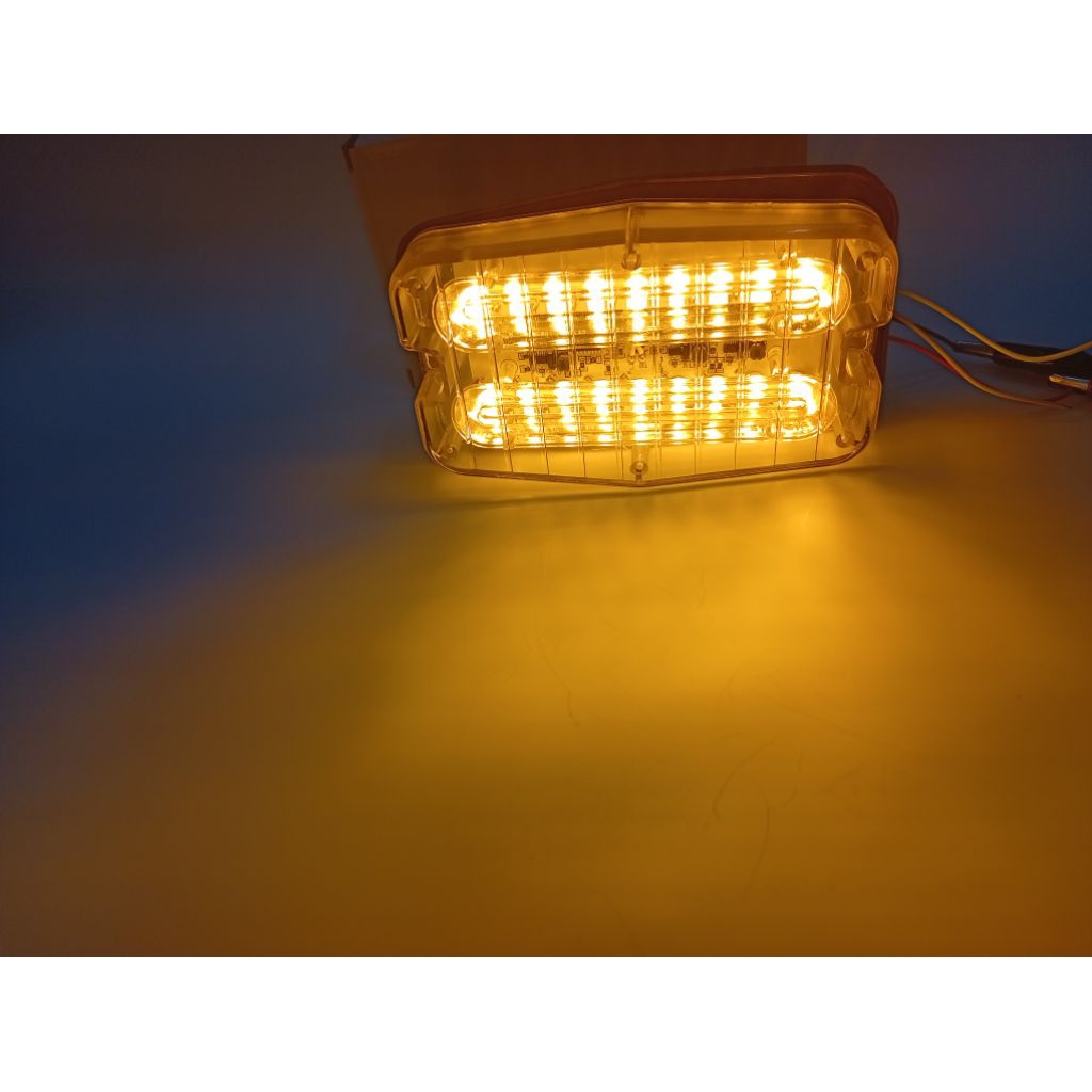 ไฟไซเรนกู้ภัย M6 LED-18Lไฟไซเรนรถฉุกเฉิน 18LED ไฟฉุกเฉิน กำลังไฟ12V แสงสีแดง เหลือง สีน้ำเงิน(น้ำเงิ