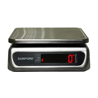 SUNFORD WSS30KS LED เครื่องชั่งดิจิตอลแสตนเลส กันน่ำ IP67 สำหรับงานอุตสาหกรรมอาหาร สายการผลิต อุตสาหกรรม ตาชั่ง กิโล
