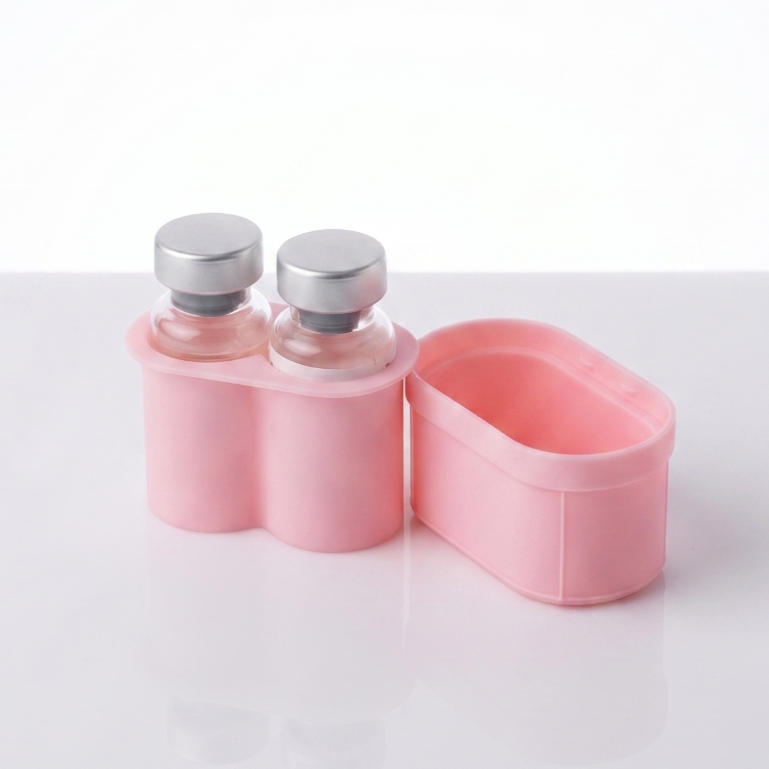 กล่องเก็บเปปไทด์ 3ml 2 ช่อง Peptide storage box
