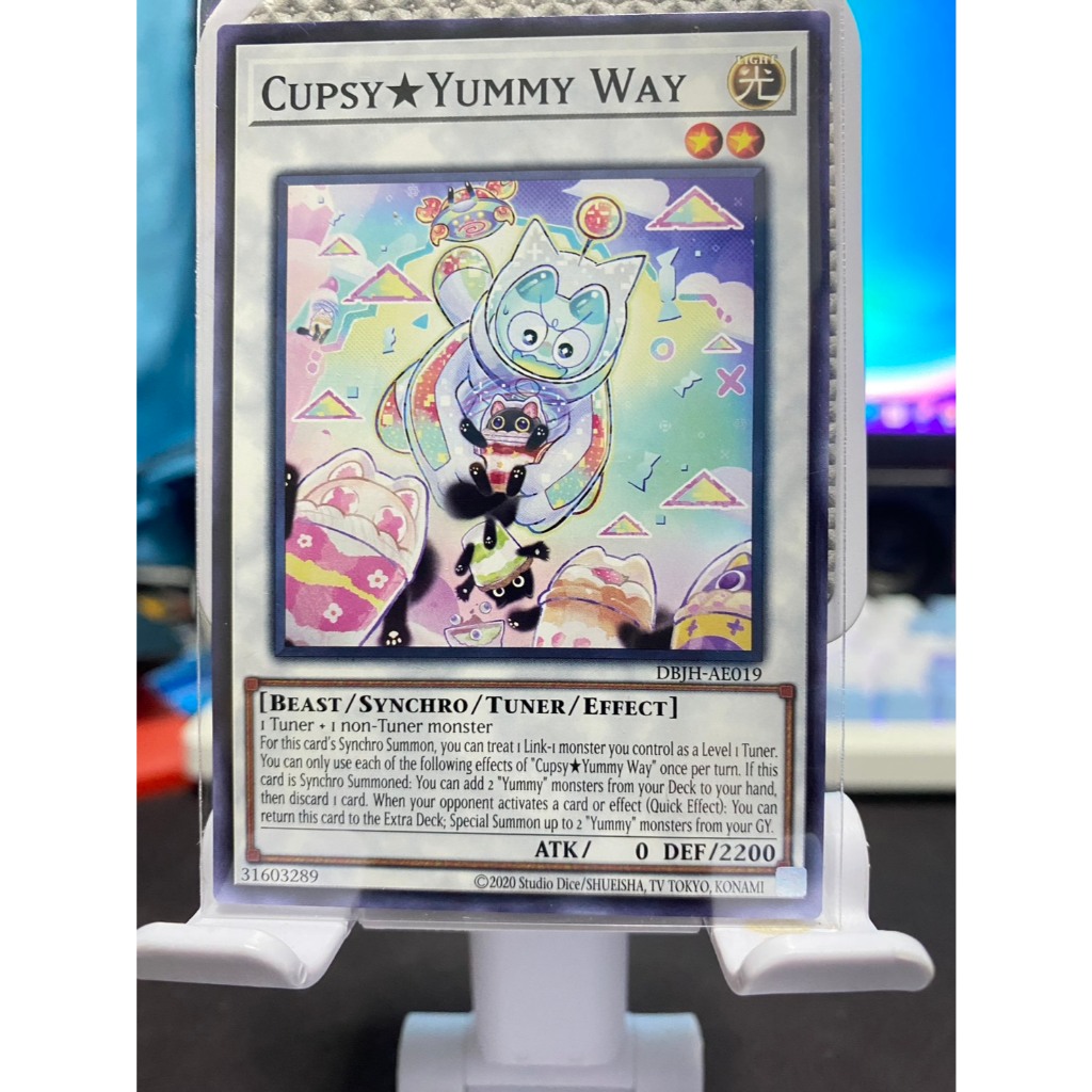 Yugioh Asia-Eng DBJH-AE019 Cupsy Yummy Way (Common) การ์ดยูกิแท้ถูกลิขสิทธิ์