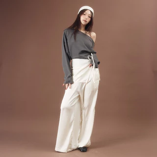 Pair Layered Pants - The Summer Project / กางเกงขายาว กางเกงเรียบ quiet luxury pants, office outfit