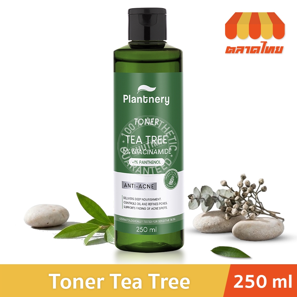 โทนเนอร์ แพลนท์เนอรี่ ที ทรี สำหรับผู้มีปัญหาสิว หน้ามัน Plantnery Tea Tree Acne Spot Clear Toner 250 ml.
