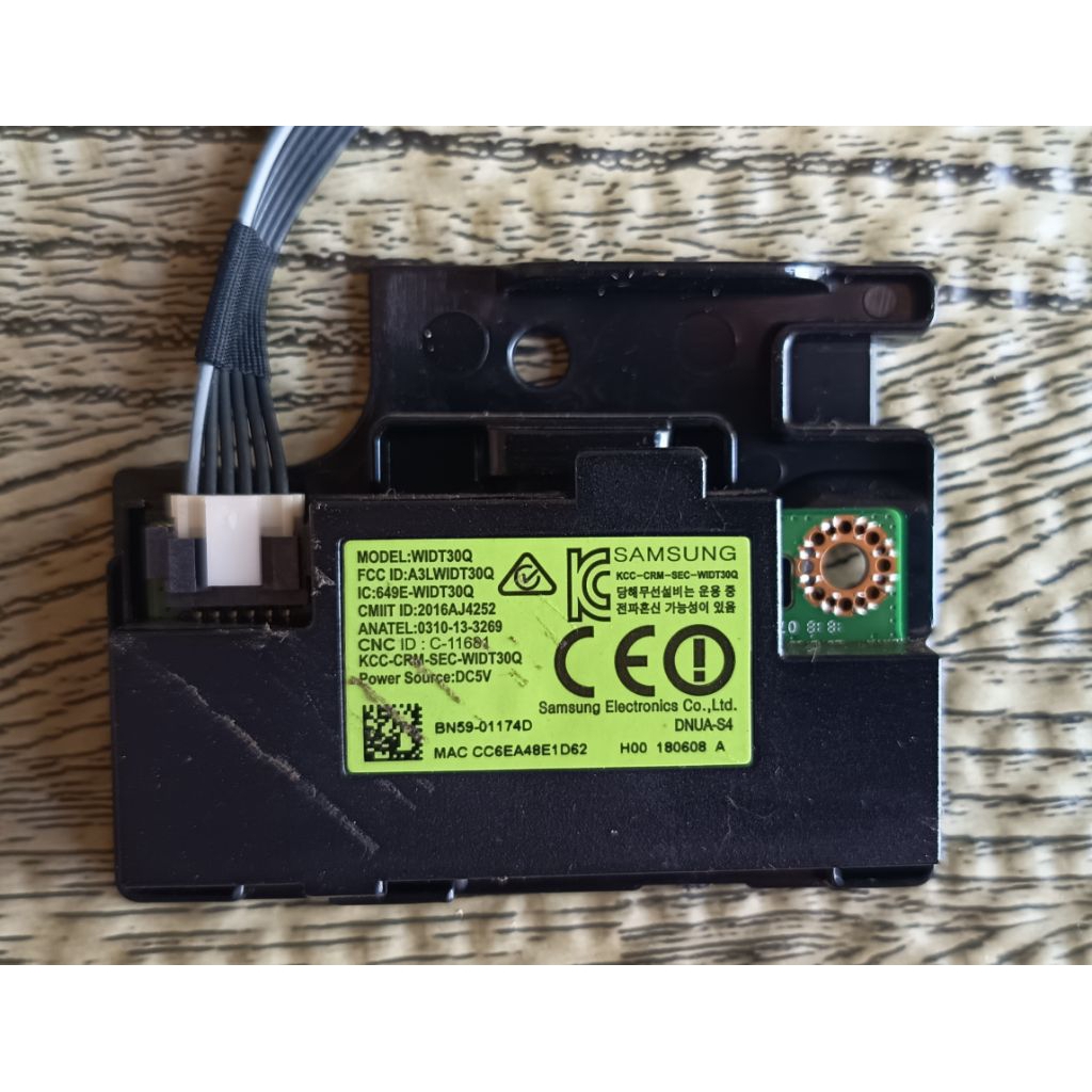 บอร์ด WiFi ทีวี ซัมซุง UA40J5250DKXXT MODEL:WIDT30Q
