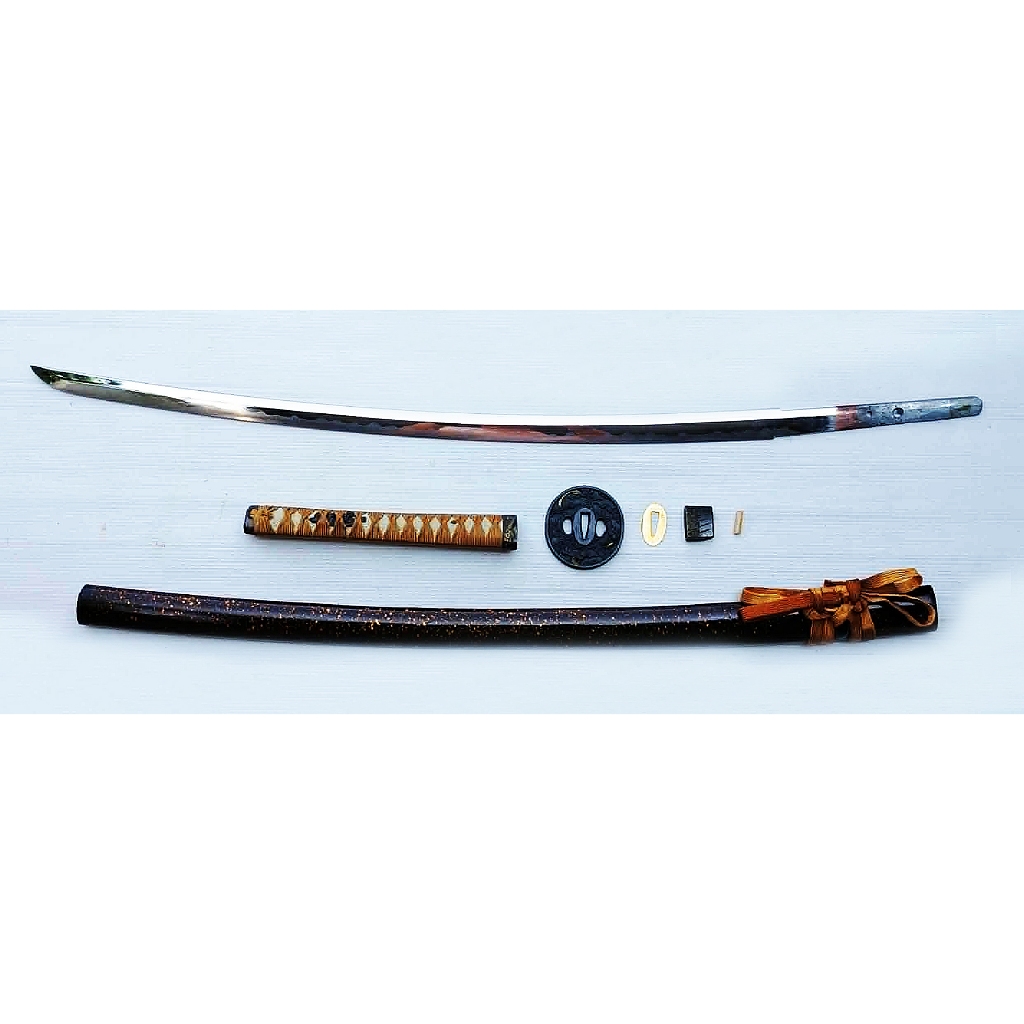 ดาบซามูไร คาตานะ (จำลอง) ใบดาบโลหะไม่มีคม ยาว105cm.มือสองจากญี่ปุ่น Iaito Replica katana sword