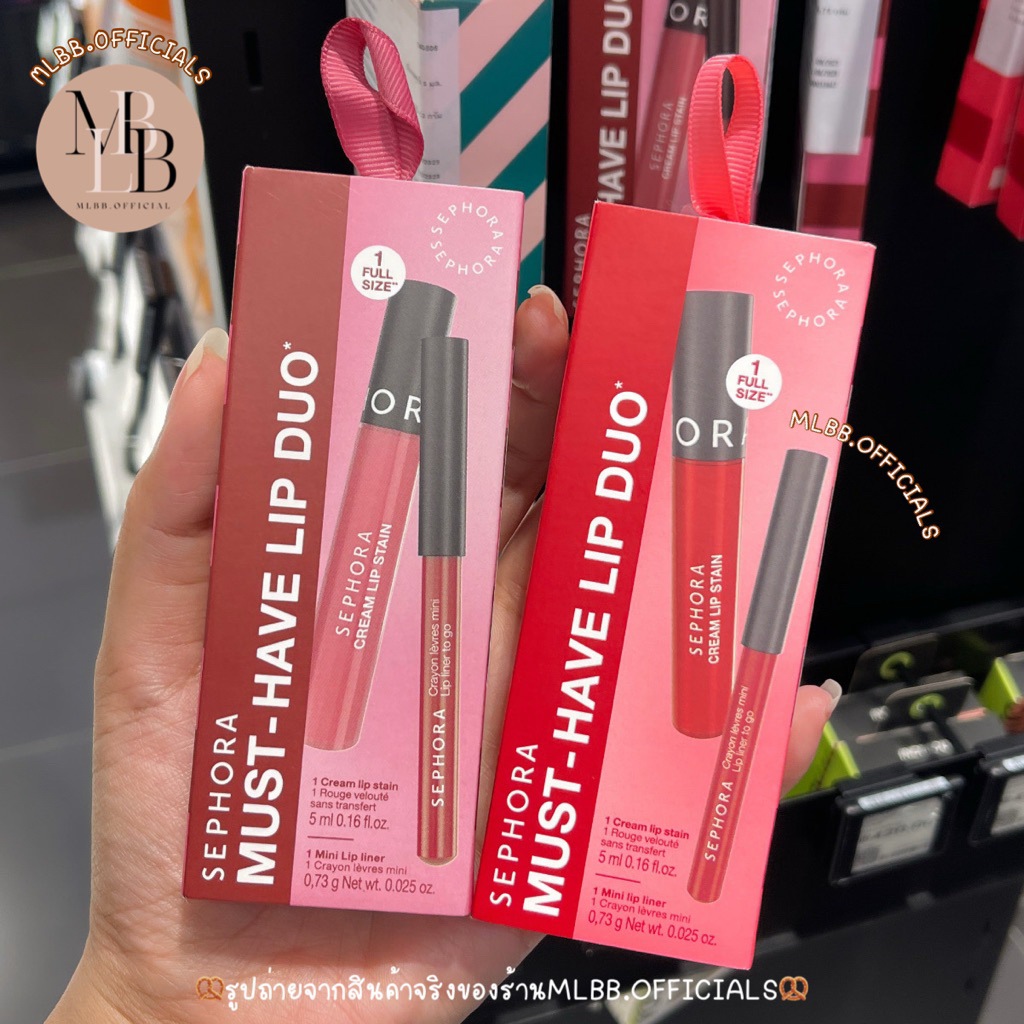 sephora lip stain ลิปทุกรุ่น (ฉลากไทยช้อปแท้)