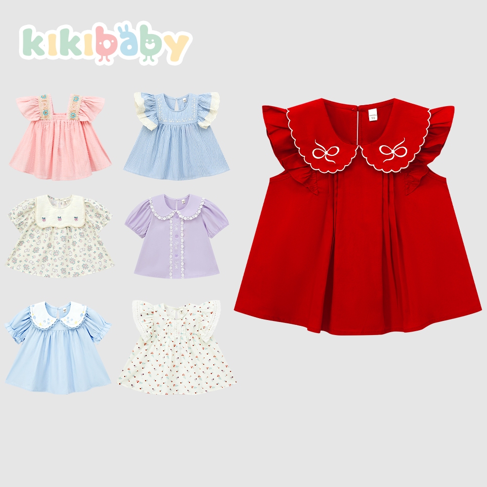 [90-130]kikbaby-top เสื้อสไตล์มินิมอล เสื้อท่อนบน เสื้อผ้าเด็กWWS