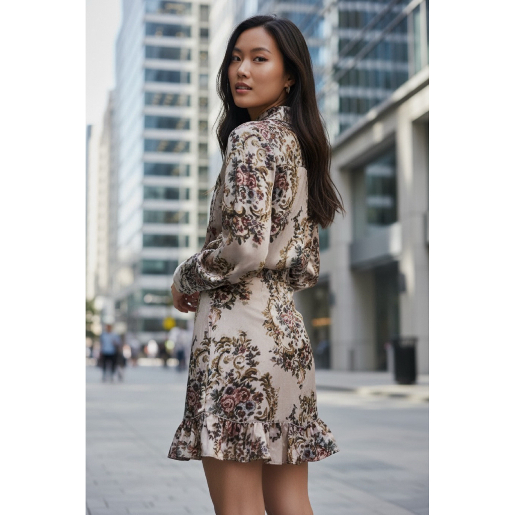 ส่งต่อ เซ็ต P’S Material Alexa Shirt + Linda Skirt UK6