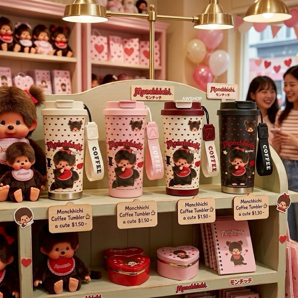 แก้ว 𝗠𝗼𝗻𝗰𝗵𝗶𝗰𝗵𝗶 เก็บความเย็น STL316