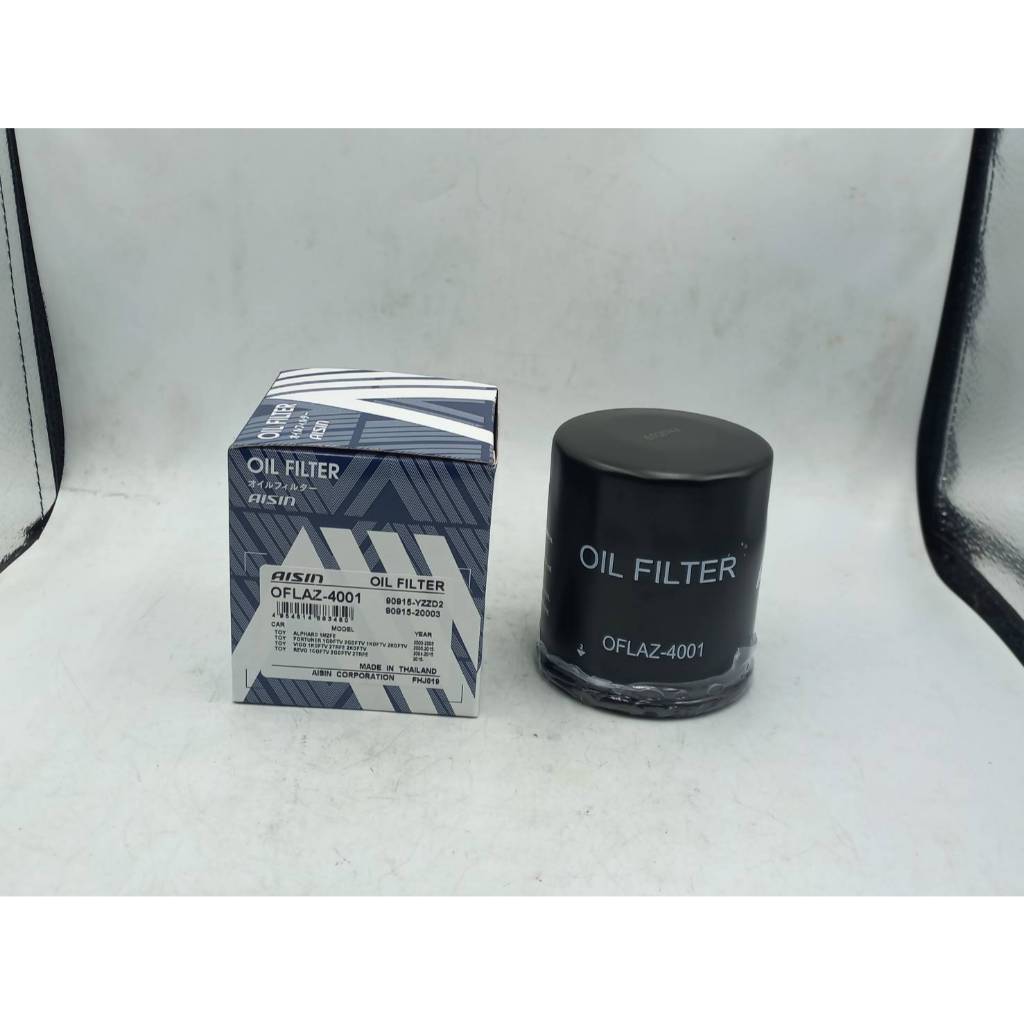 AISIN  ไส้กรองน้ำมันเครื่อง สำหรับรถ TOYOTA VIGO REVO FORTUNER INNOVA COMMUTER ( OFLAZ-4001 ) AISIN 