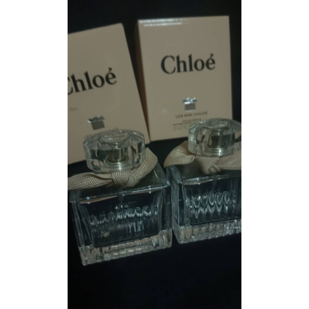 กล่องน้ำหอมโคลเอ้ โบว์ครีม  (กล่อง Chloe โบว์ครีม)