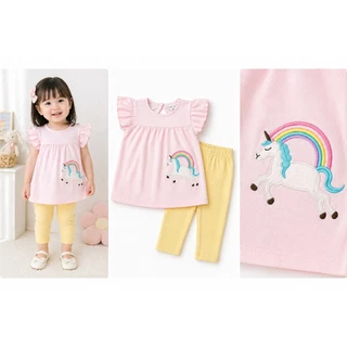 New in little me เสื้อผ้าเด็กผู้หญิง สุดคิ้ว ชุดเซตน่ารัก 1-5ขวบ