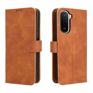 เคสฝาพับหนัง ล็อค สำหรับ Xiaomi Redmi A7Pro / Poco C81Proแม่เหล็ก พร้อมช่องใส่บัตร