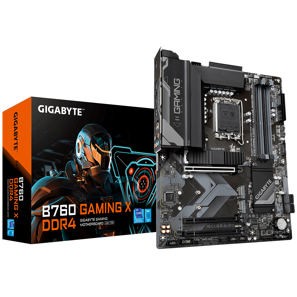 MAINBOARD (เมนบอร์ด) 1700 GIGABYTE B760 GAMING X (DDR4) ประกันศูนย์ไทย พร้อมส่ง