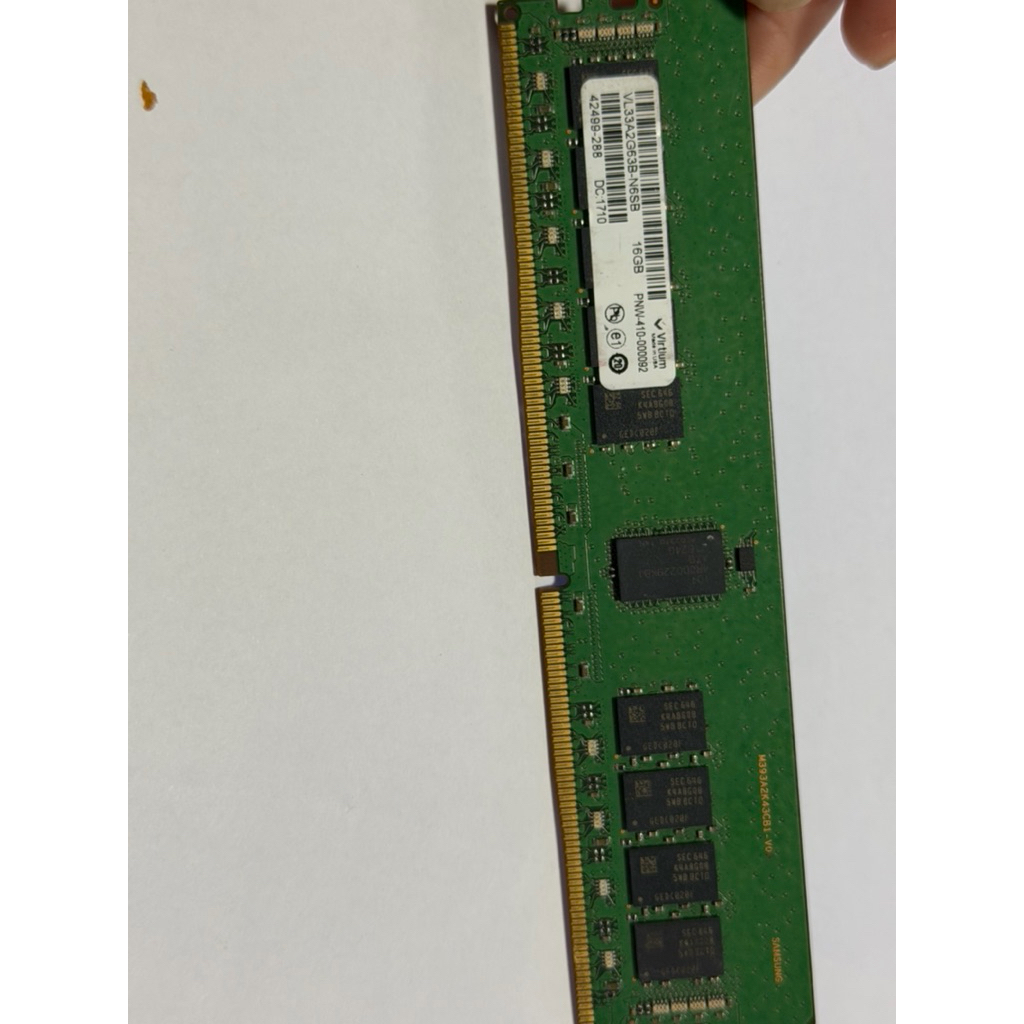 VIRTIUM 16GB (1X16GB) DDR4 PC4 VL33A2G63B-N6SB ECC SERVER MEMORY