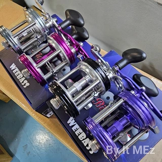 [ ของแท้ ] รอกเบส รอกเบท Weebass MOMO Biggame 4+1BB สีสวย สปูลอลูมิเนียมอโนไดซ์ ระบบเบรค XTD Casting