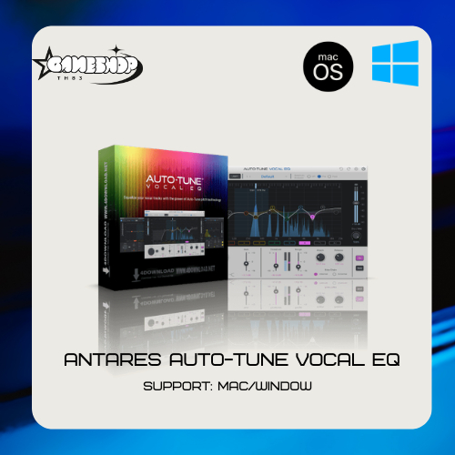Antares Auto-Tune Vocal EQ Window/Macos ตัวเต็มรองรับ M1/M2/M3/M4 [Full Version/Lifetime]