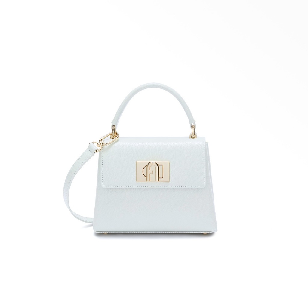 Furla รุ่น Furla 1927 Mini Top Handle กระเป๋าถือผู้หญิง WB00109ARE000 สี RUGIADA ขนาด 21X16X8.5 cm