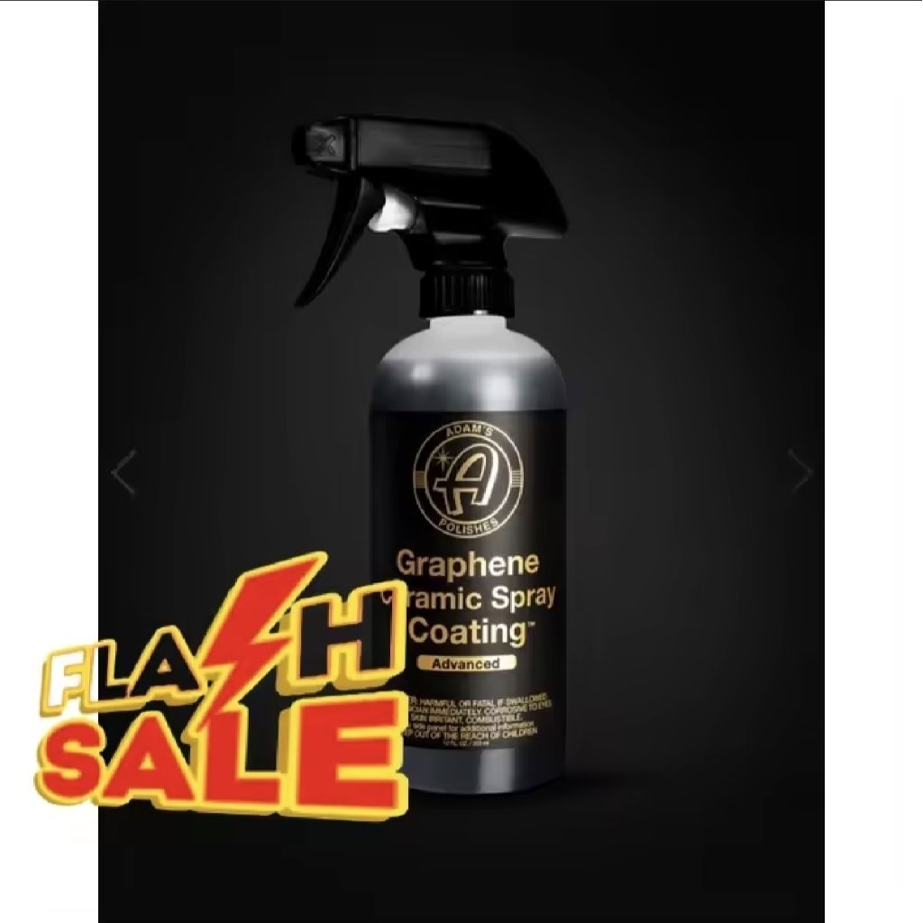 Adams Graphene Ceramic Spray Coating รุ่น Advanced ฉลากทอง #สเปรย์เคลือบเงา  #น้ำยาเคลือบเงา
