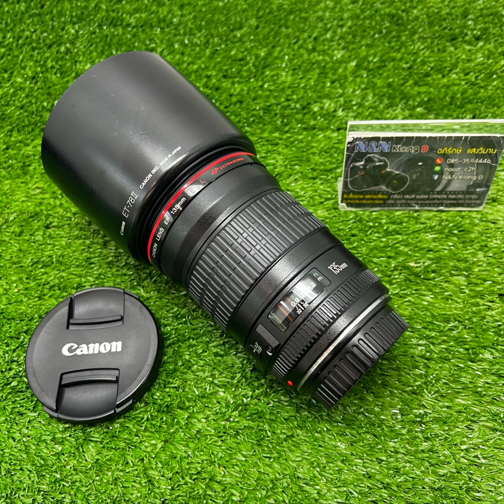 เลนส์ CANON EF 135 F2L หมดประกัน สภาพสวย