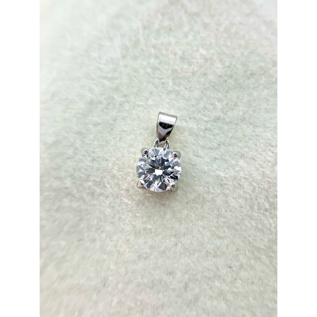 Diamond Delights ⊹ จี้เพชรทรงกลม Round Diamond Pendant (Lab Grown)